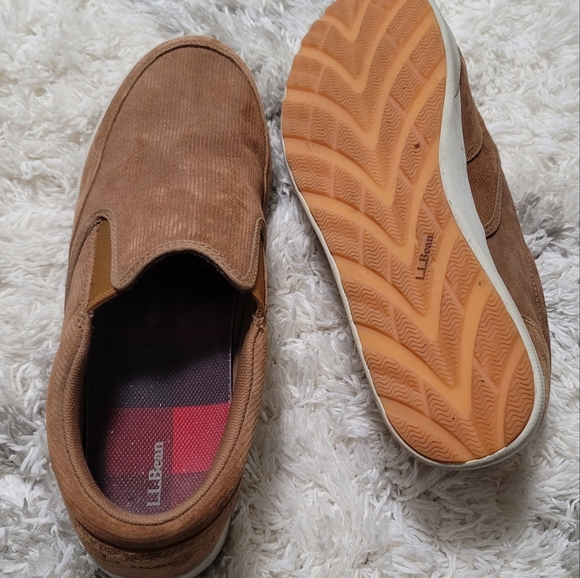 L.L.Bean Men's Suede Slip-On Loafer Shoes Size 11 M - Picture 5 of 9